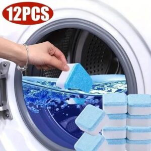Washing machine cleaning tablet- packet(12 piece)